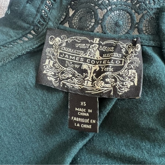 Anthropologie Navy Lace Blouse - Picture 2 of 10